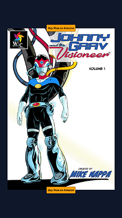 Thumbnail Ad Image: Johnny Grav & The Visioneer Graphic Novel, Volume 1
