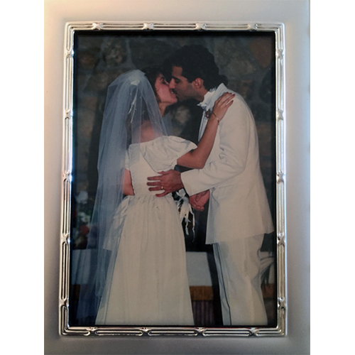 Now THIS was a good day! See that gold bracelet Amy’s wearing? When we got engaged I didn’t have a ring, so I gave her that bracelet as a temporary substitute. She kept it—and wore it frequently—for the rest of her life. Amy's Scrapbook: Wedding Day