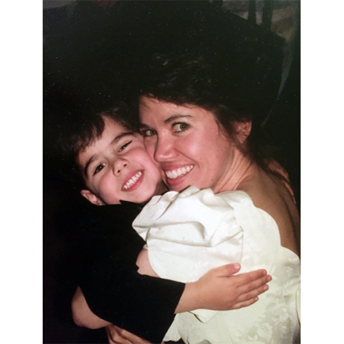 Amy, and our young son Tony, at her sister Jill’s wedding. Aren’t they adorable? They were both part of the ceremony. And me? My job was to wait outside the church with my infant niece, who wouldn’t stop crying no matter what I tried. (It’s OK though—Alexa and I are best buddies now.) Amy's Scrapbook: Little Tony in a Tuxedo