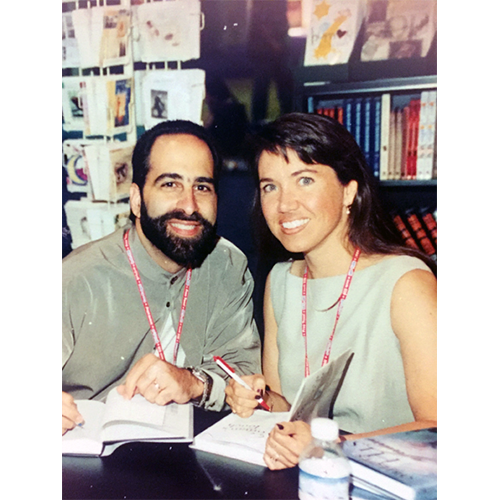 Yeah, there was about 5 minutes when we were young and pretty and almost famous, signing autographs for a long line of fans. Then we stepped out from behind the table and nobody knew who we were anymore. Ah well. Amy's Scrapbook: Signing Autographs