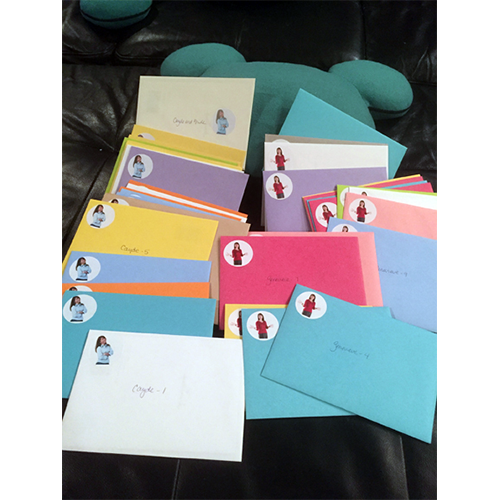 As she was dying, Amy's only regret was that she would miss her grandchildren's special moments in life—birthdays, graduations, weddings. So in the weeks just before she died, Amy spent herself, all the energy she could muster, creating eighteen years worth of handwritten, personal notes, kept safe inside birthday cards, graduation cards and even wedding cards. It’s my job to deliver the appropriate card each year to our grandkids. Yes, I cry every time. Amy's Scrapbook: 18 Years of Cards