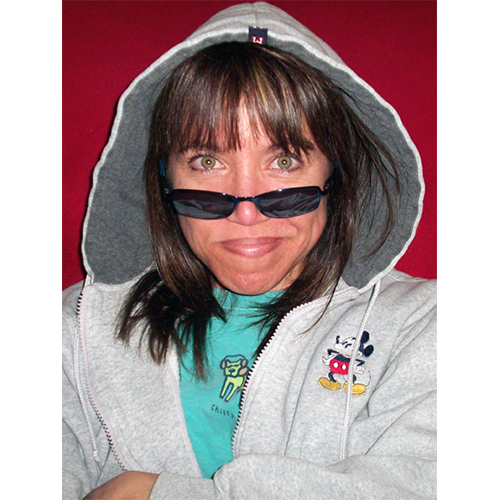 The real Amy—my Amy!—ready for anything after stealing my sunglasses. I used to call her the “Walking Carnival” because she could make any day fun. This is the Amy I remember most. Amy's Scrapbook: Amy Nappa, as herself