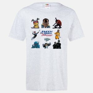 Johnny Grav & The Visioneer™: Heroes Ensemble Shirt, white