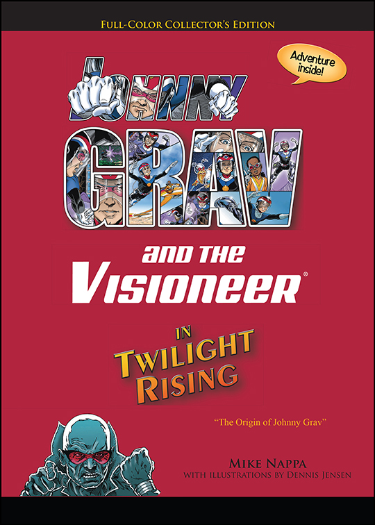 Comic Book Cover: Johnny Grav and the Visioneer